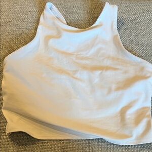 Athleta White Crop Top
